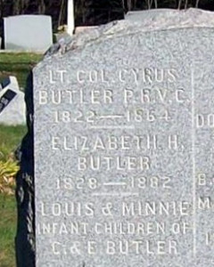 Headstone of Cyrus Butler