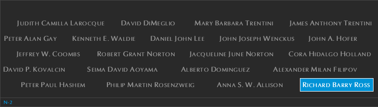 Panel N-2, North Pool, National September 11 Memorial