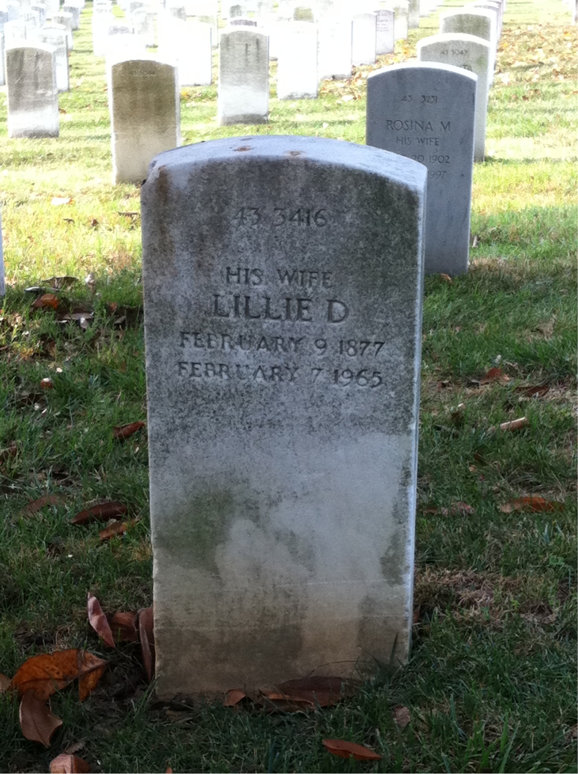Headstone shared by 2 interments, including Isaac Y Chiswell