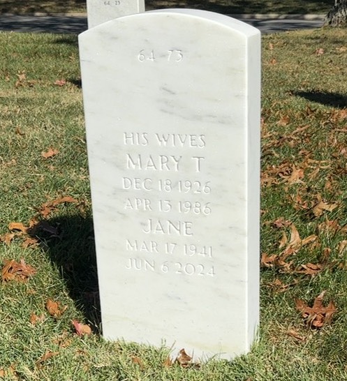 Headstone shared by 3 interments, including Edward Earl Brooks