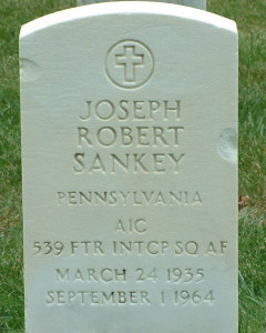 Headstone of Joseph Robert Sankey