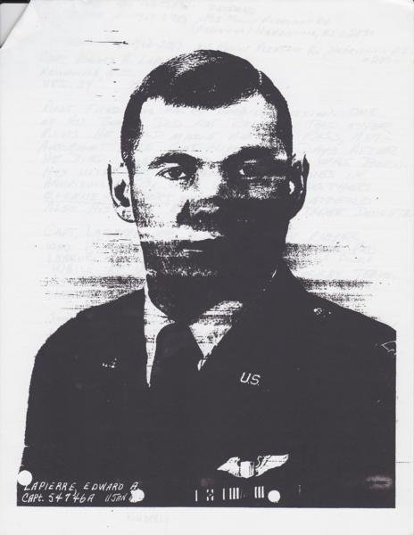 Headstone of Edward Arthur Lapierre