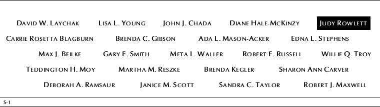 Panel S-1, South Pool, National September 11 Memorial
