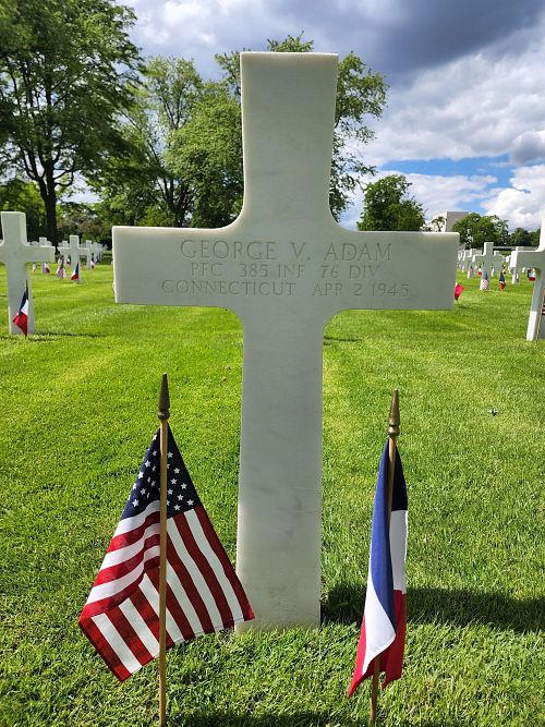 Headstone of George Victor Adam