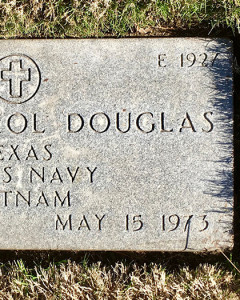Headstone of James Carol Douglas