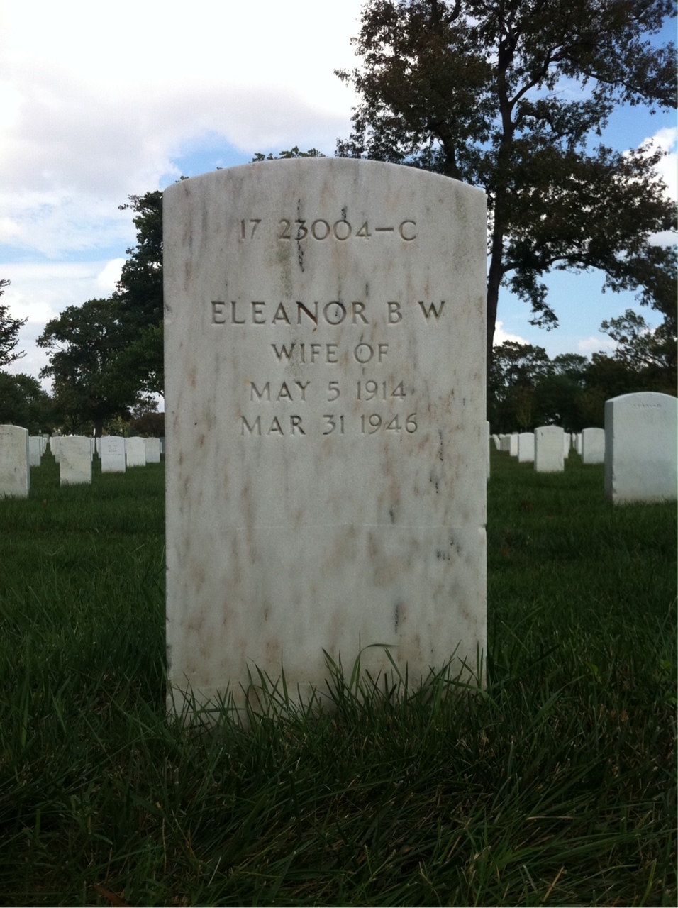 Headstone shared by 2 interments, including Albert Claude Phelps