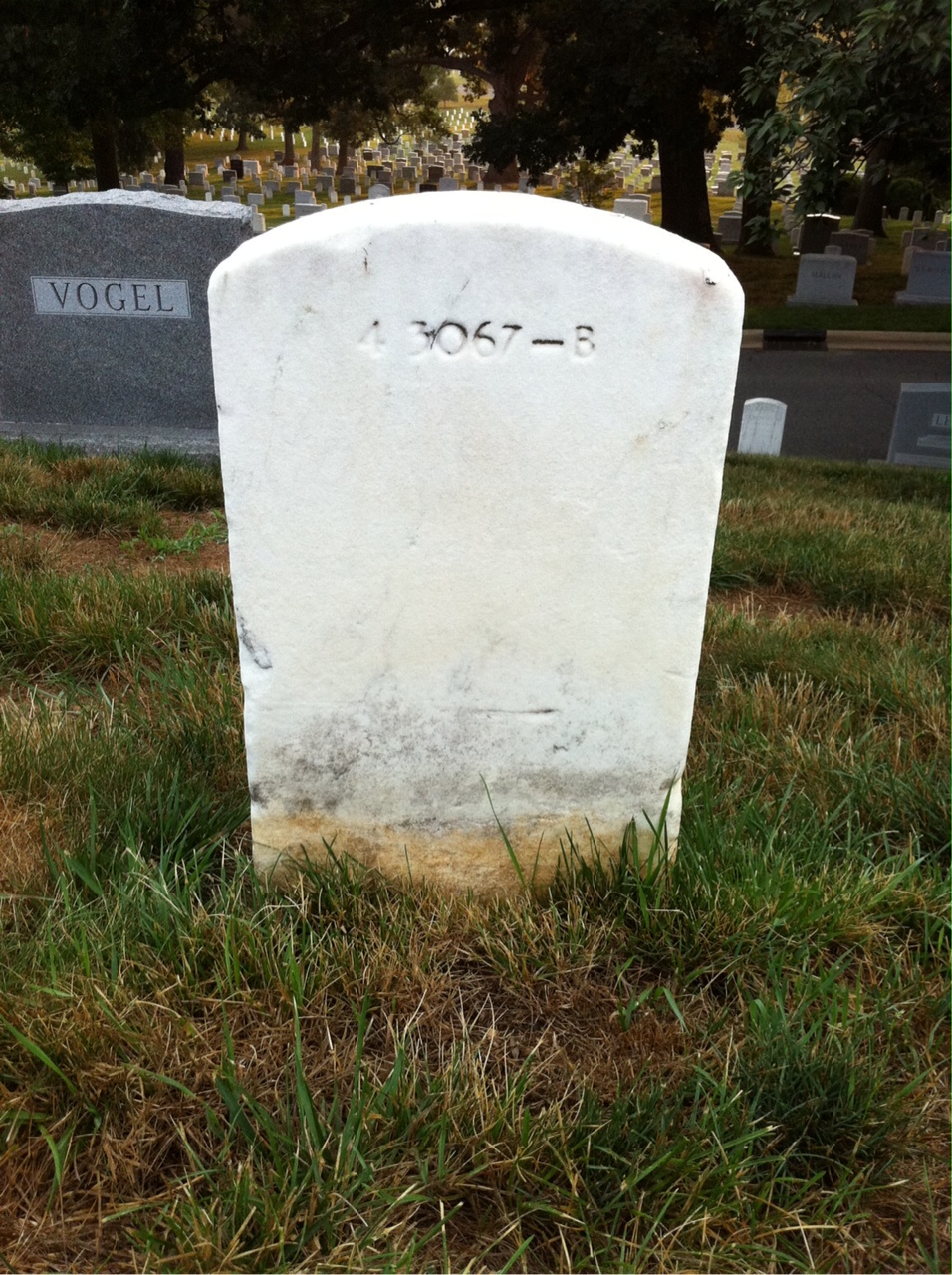Headstone of Lester C Dibble