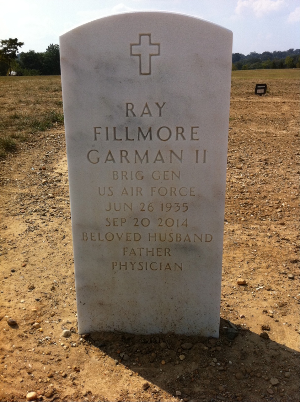 Headstone of Ray Fillmore Garman II