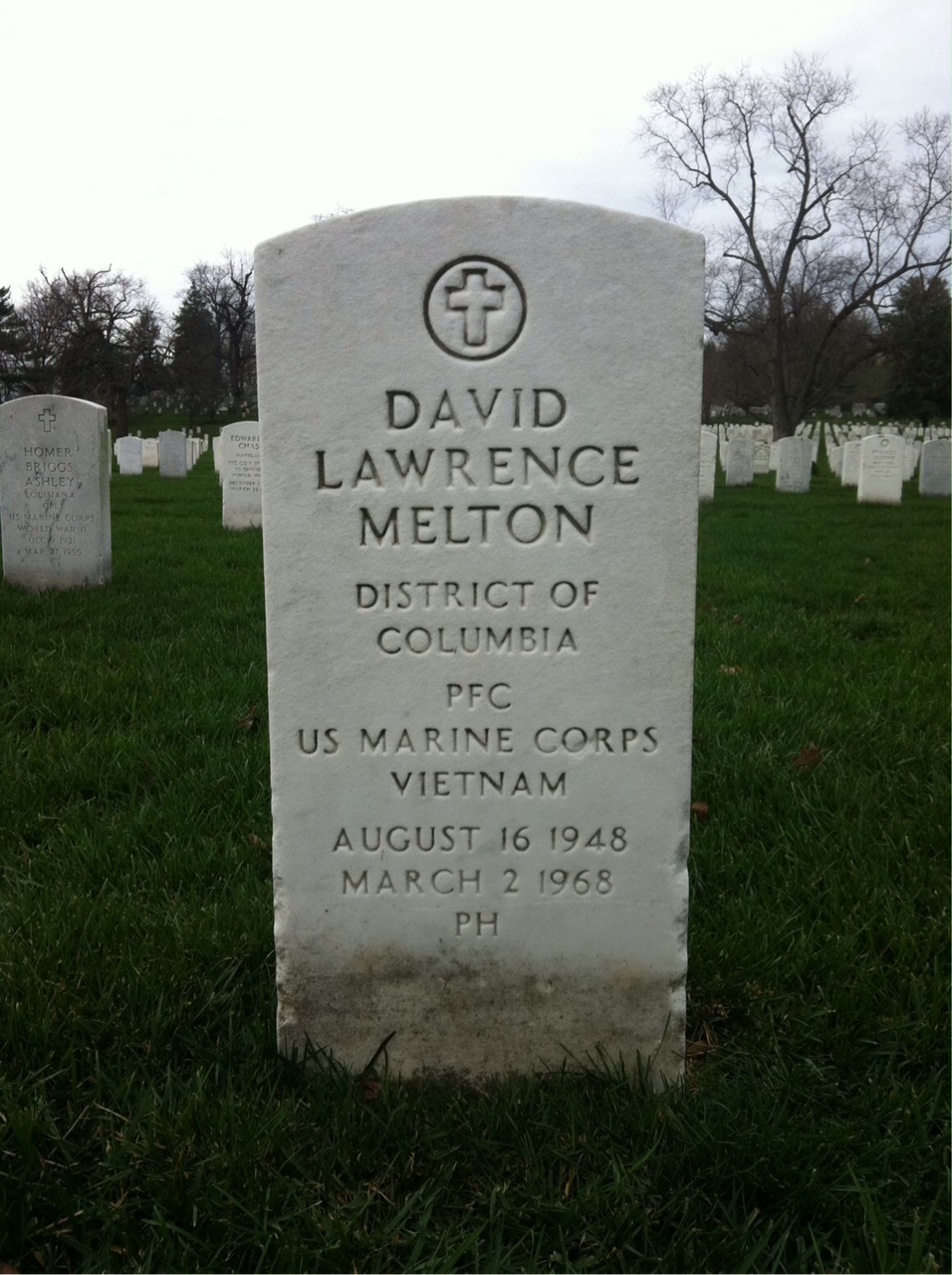 Headstone of David Lawrence Melton