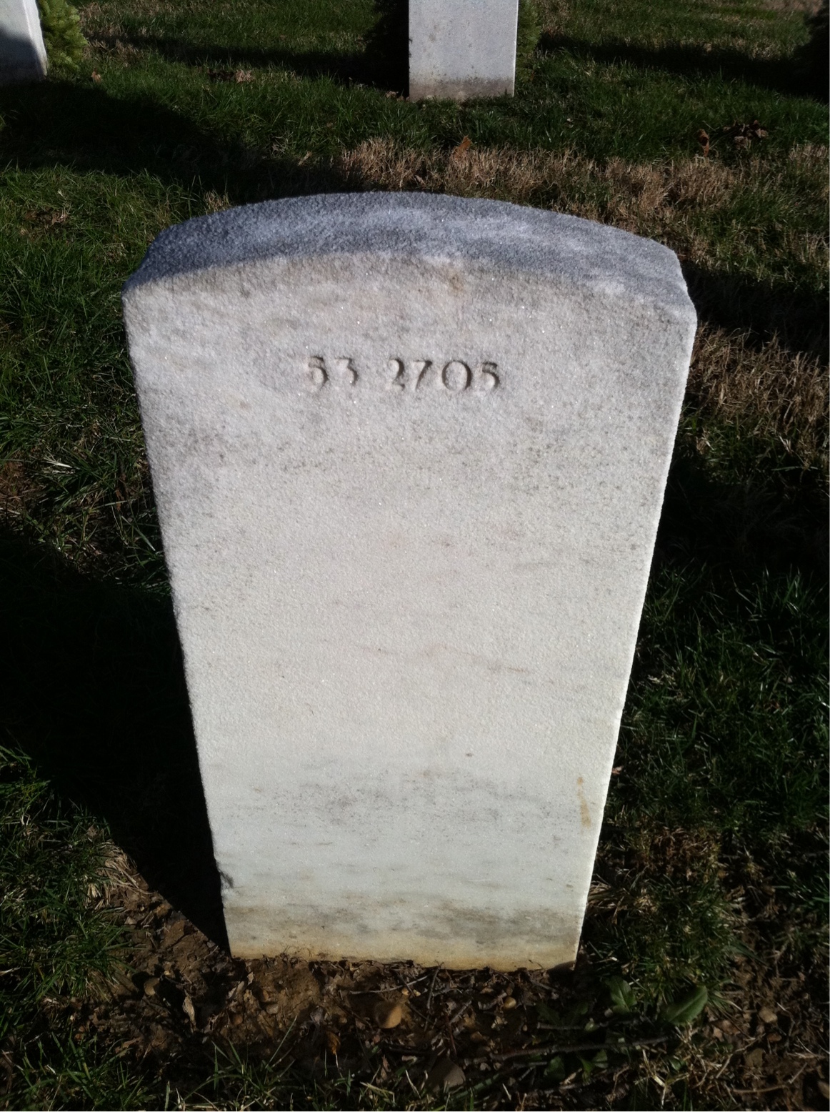 Headstone of Harold B Hiller