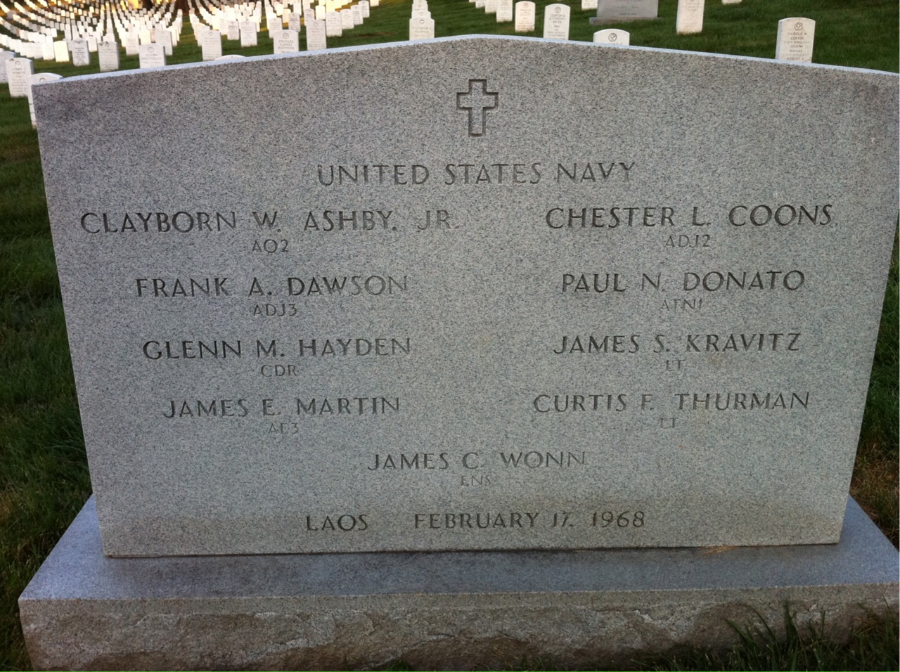 Headstone of Clayborn Willis Ashby Jr.