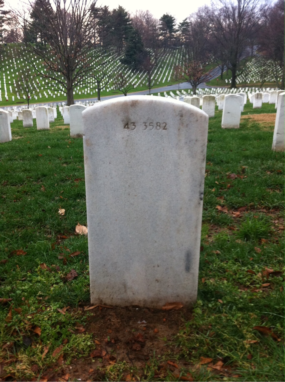 Headstone of Alphonse M Berg