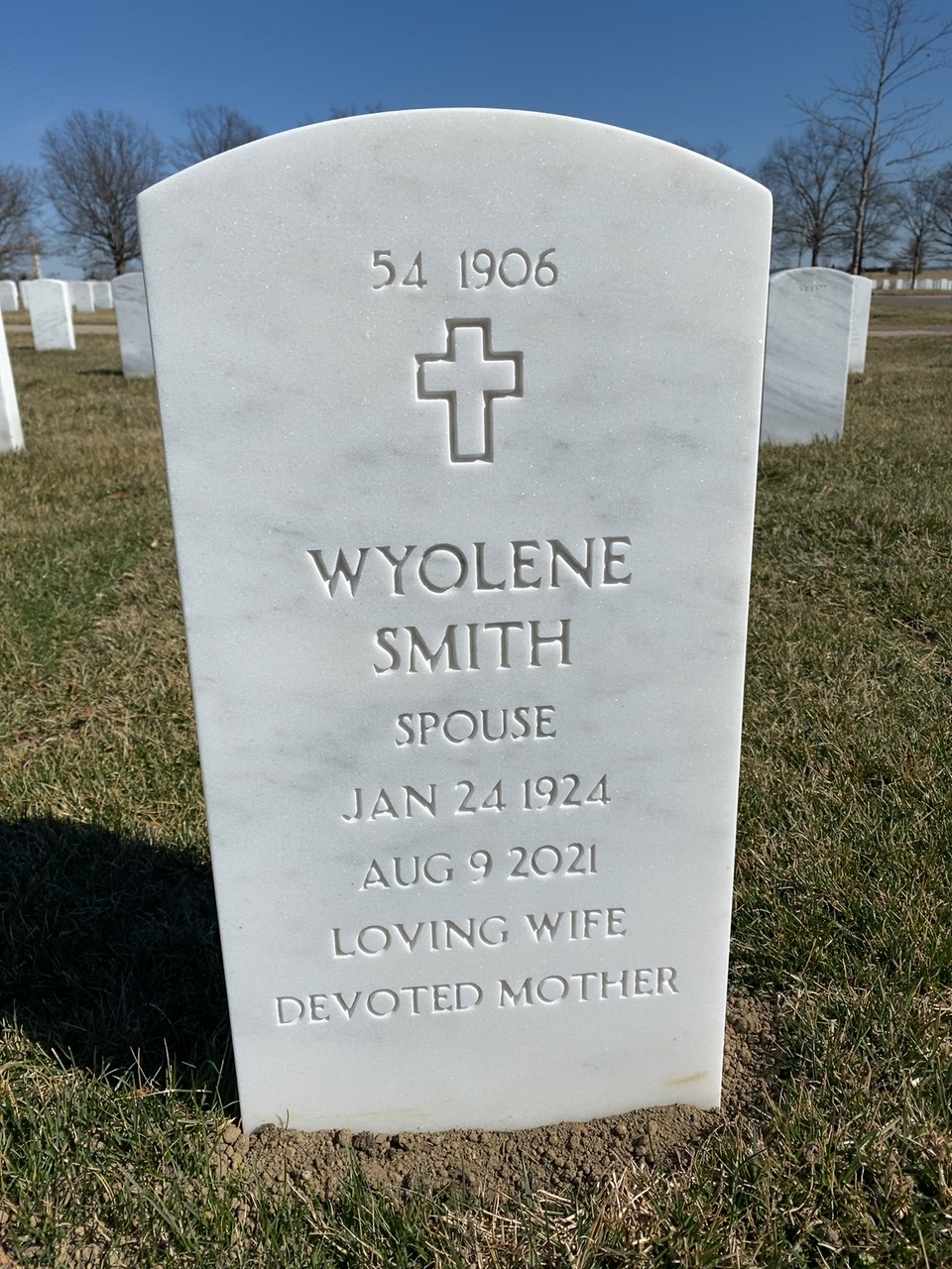 Headstone shared by 2 interments, including Charlie Richard McBride