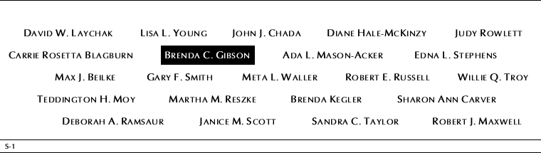 Panel S-1, South Pool, National September 11 Memorial