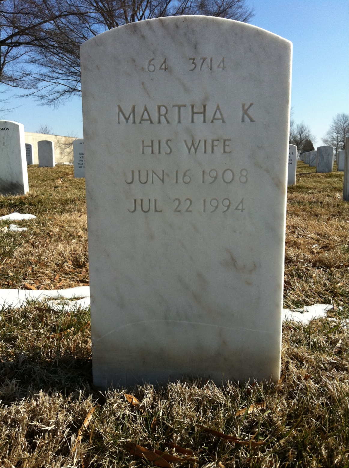 Headstone shared by 2 interments, including Michael J Panek
