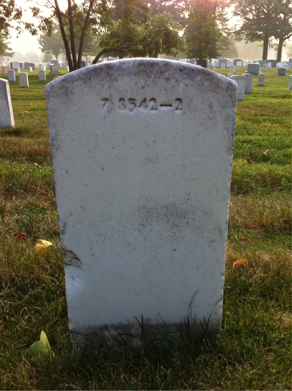 Headstone of Julian A Fisher
