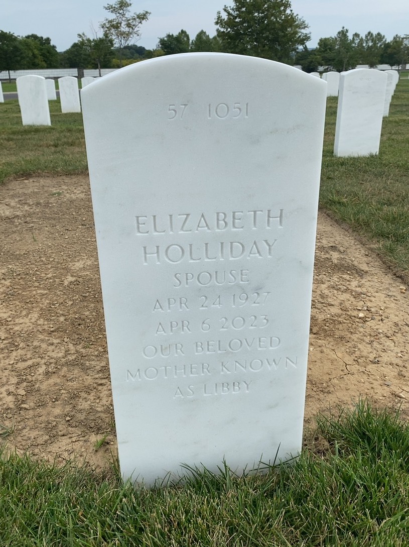 Headstone shared by 2 interments, including Cabell Seal Davis Jr.