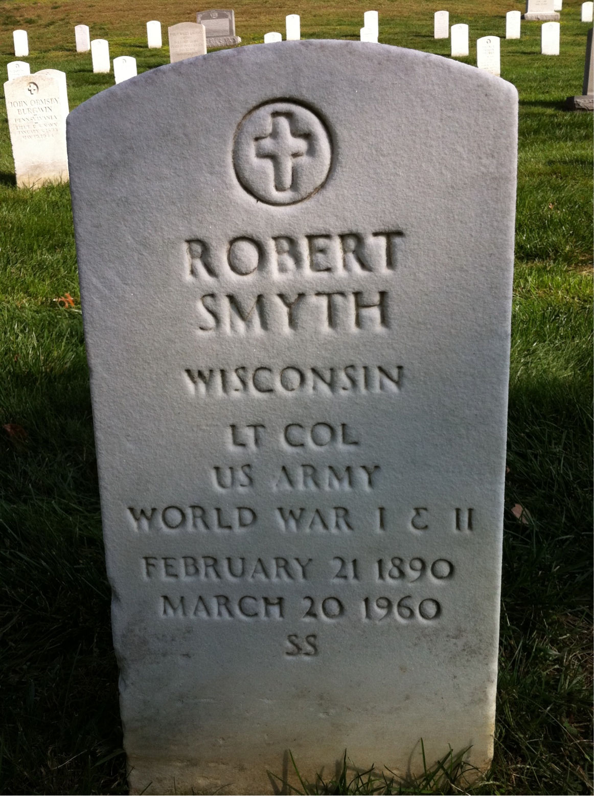 Headstone of Robert Smyth