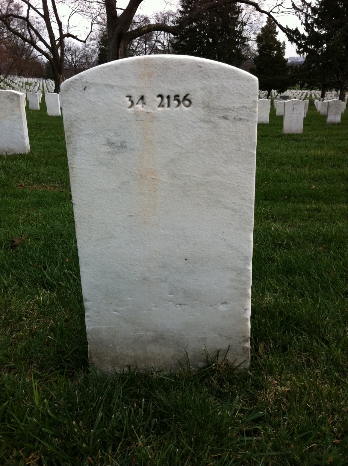 Headstone of Benjamin F Chalmers