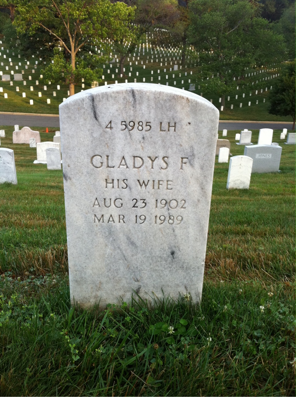 Headstone shared by 2 interments, including Mark A Sunstrom