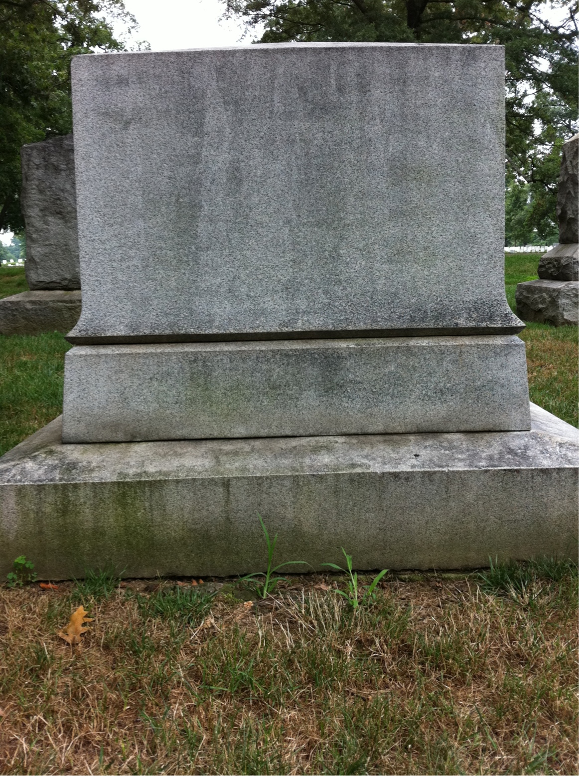 Headstone shared by 3 interments, including Annie Ducat