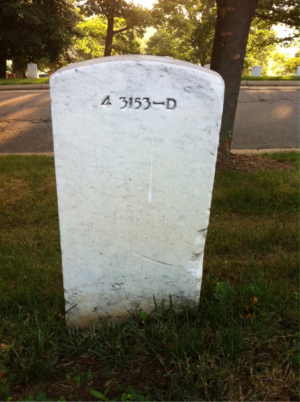 Headstone of Richard P Pooley