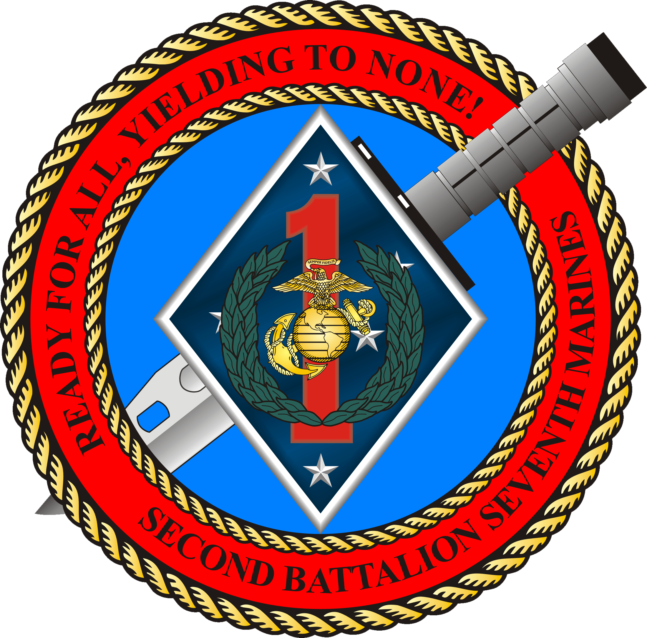 2nd Battalion, 7th Marines — Shoulder sleeve insignia