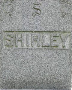 Headstone of Louis L. Shirley