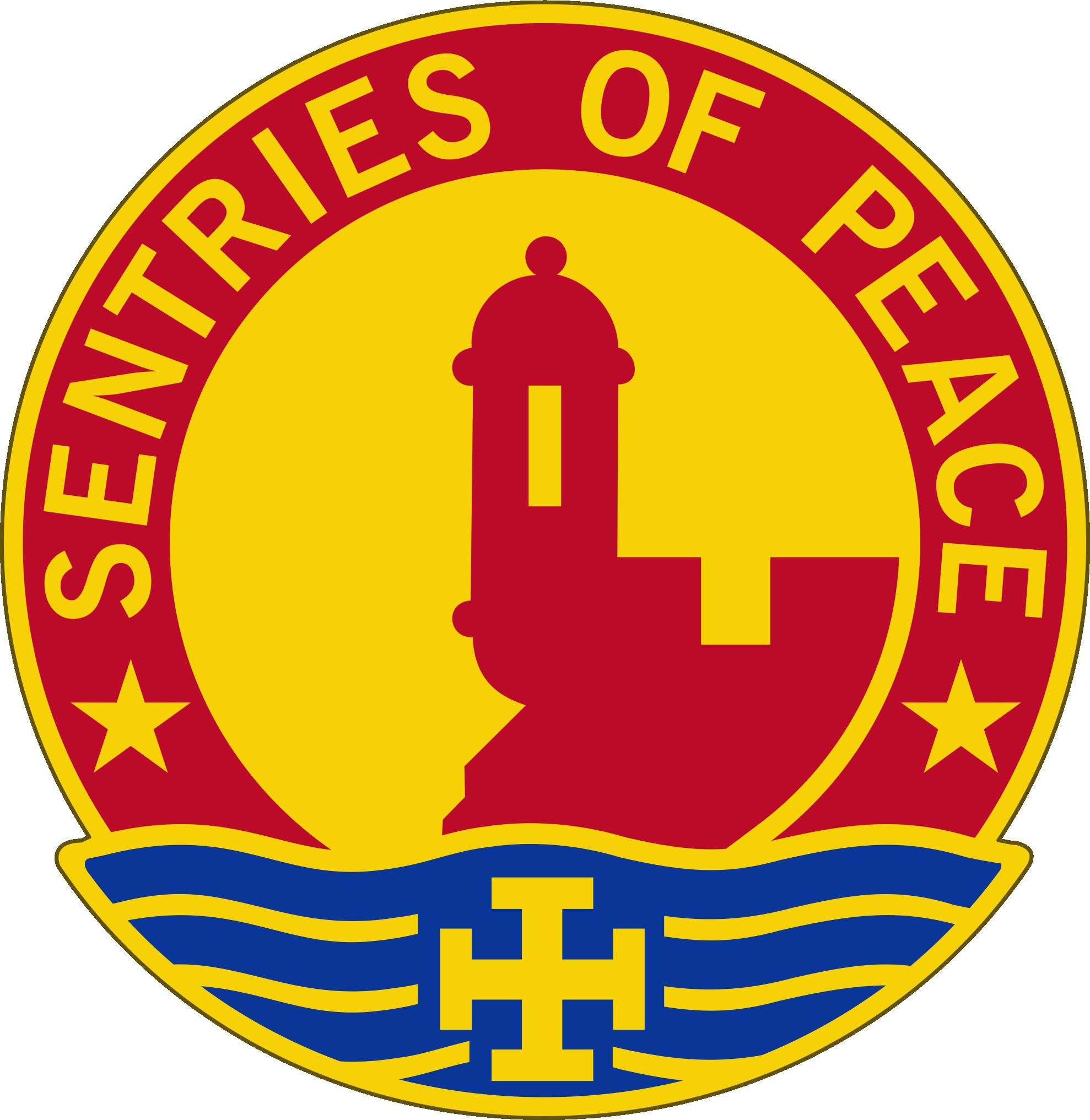 1st Mission Support Command — Distinctive unit insignia