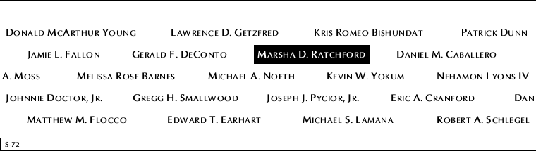 Panel S-72, South Pool, National September 11 Memorial