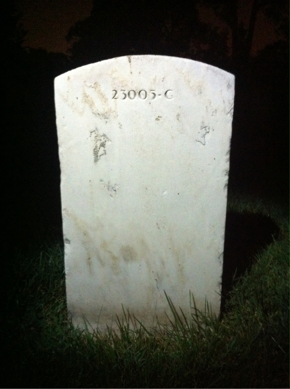 Headstone of William H Ball