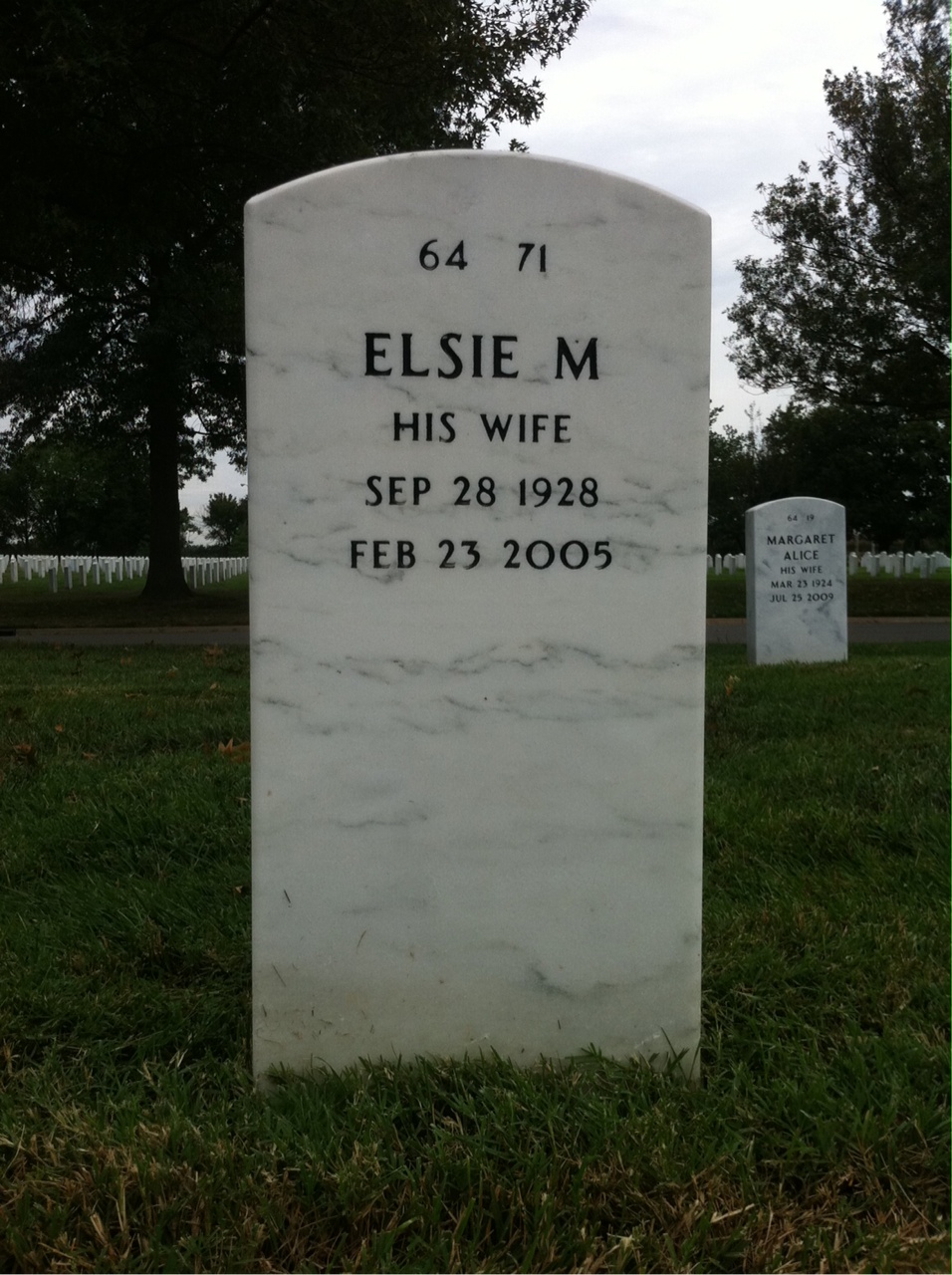 Headstone shared by 2 interments, including Thomas Curtis Owens
