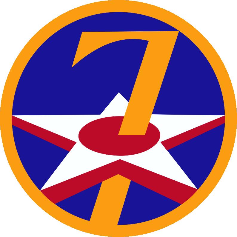 SEVENTH AIR FORCE - Shoulder Sleeve Insignia