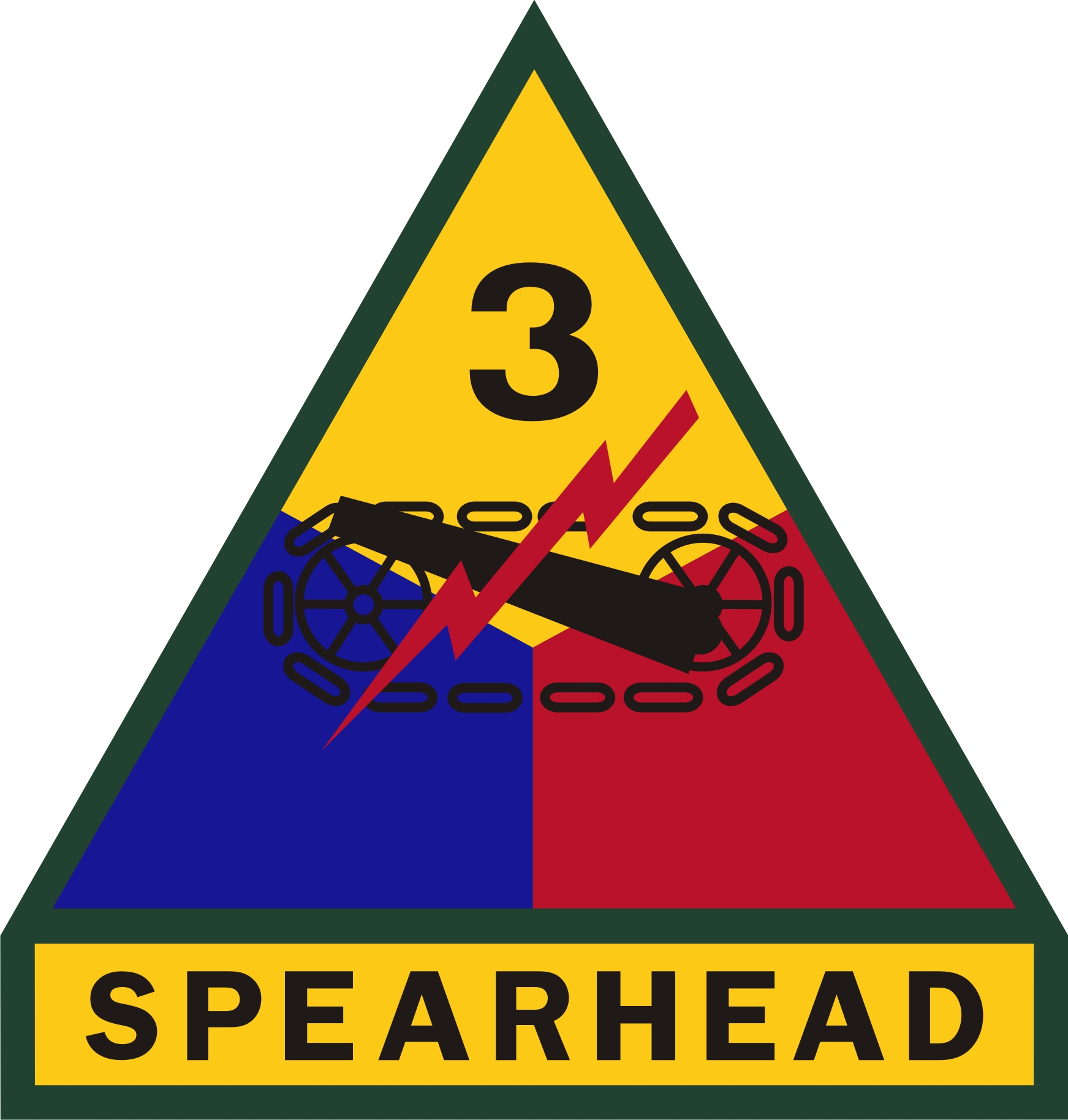 3 Armored Division - Shoulder Sleeve Insignia