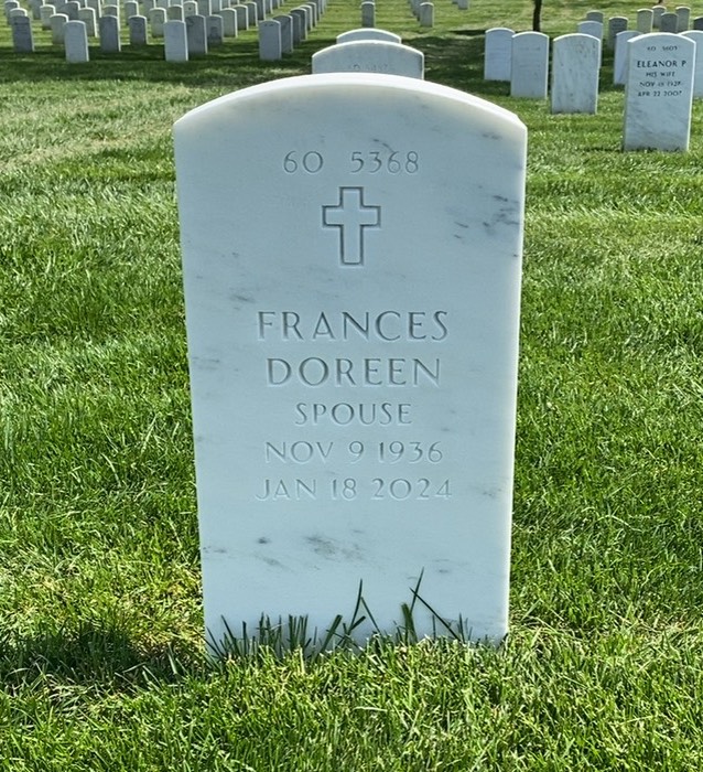 Headstone shared by 2 interments, including Robert Paul Mattingly