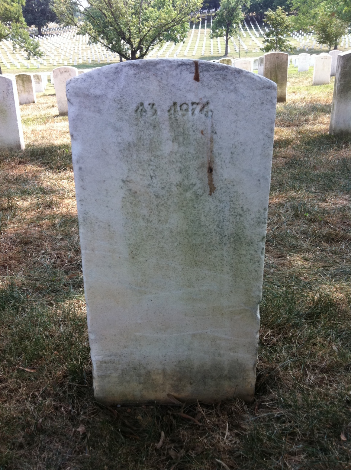 Headstone of Joseph G Francis