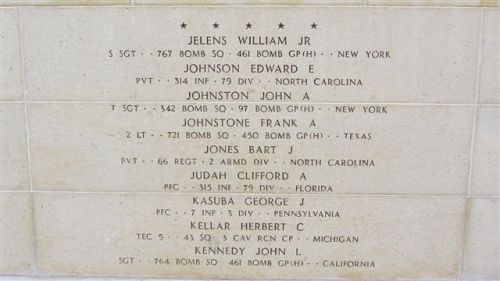Headstone shared by 8 interments, including John A Johnston
