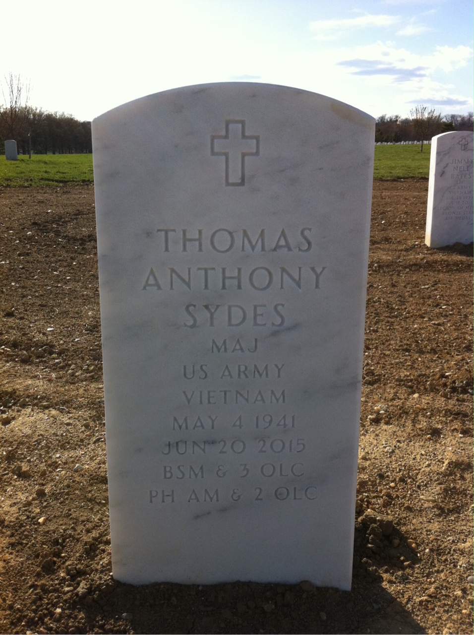 Headstone of Thomas Anthony Sydes
