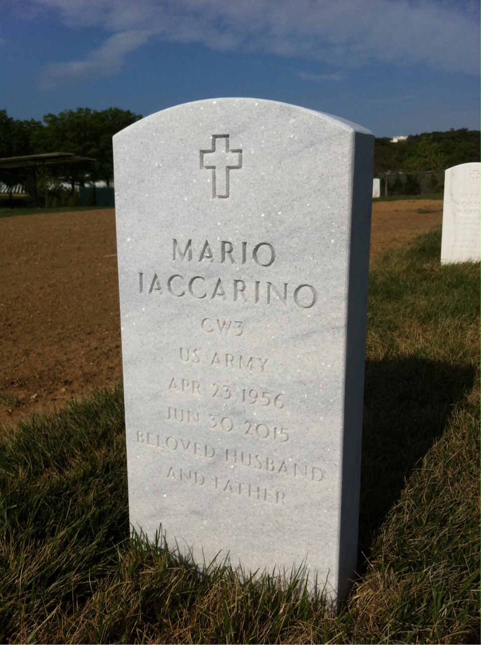 Headstone of Mario Iaccarino