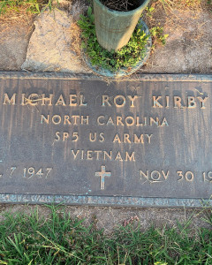 Headstone of Michael Roy Kirby