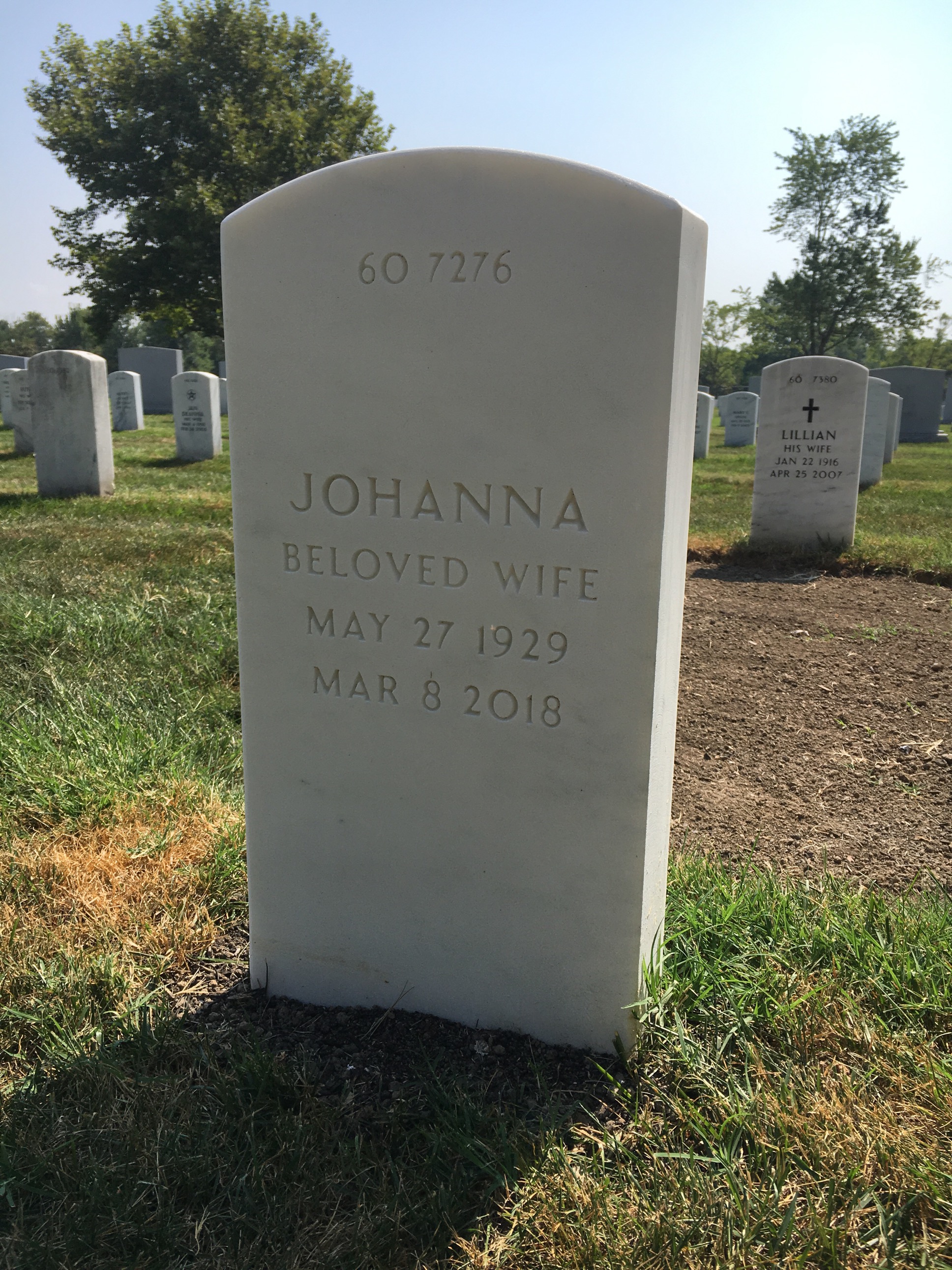 Headstone shared by 2 interments, including William Victor Massey