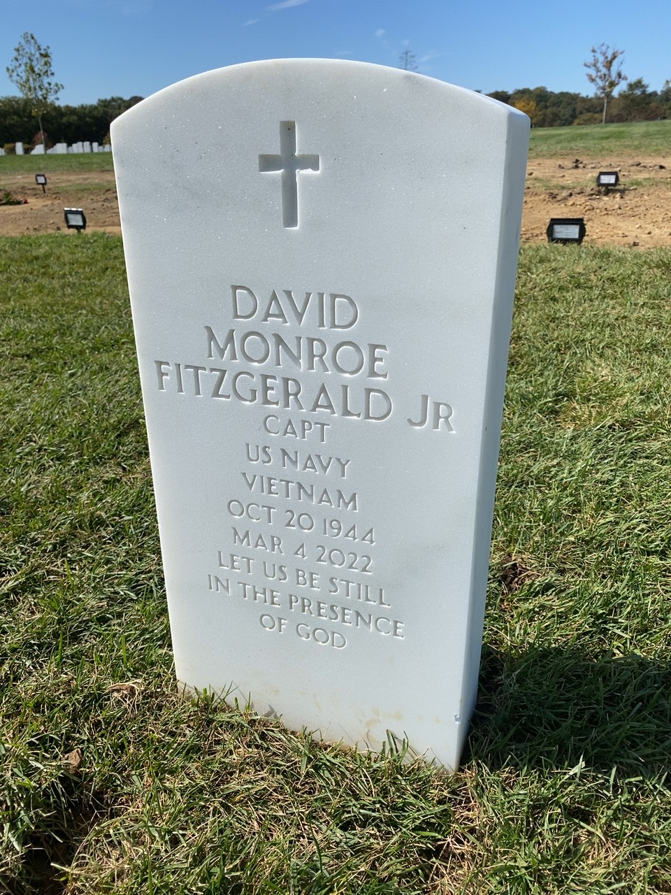 Headstone of David Monroe Fitzgerald Jr.