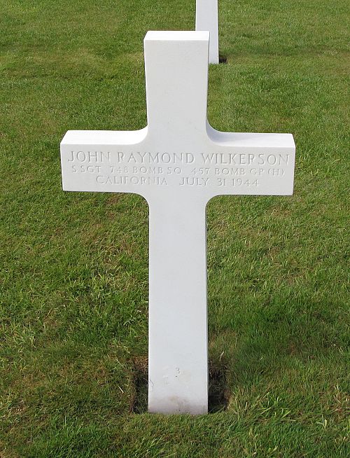 Headstone of John Raymond Wilkerson