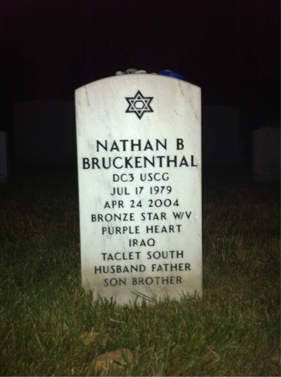 Headstone of Nathan Brandt Bruckenthal