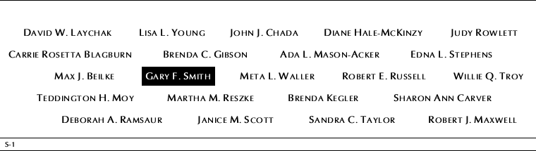 Panel S-1, South Pool, National September 11 Memorial