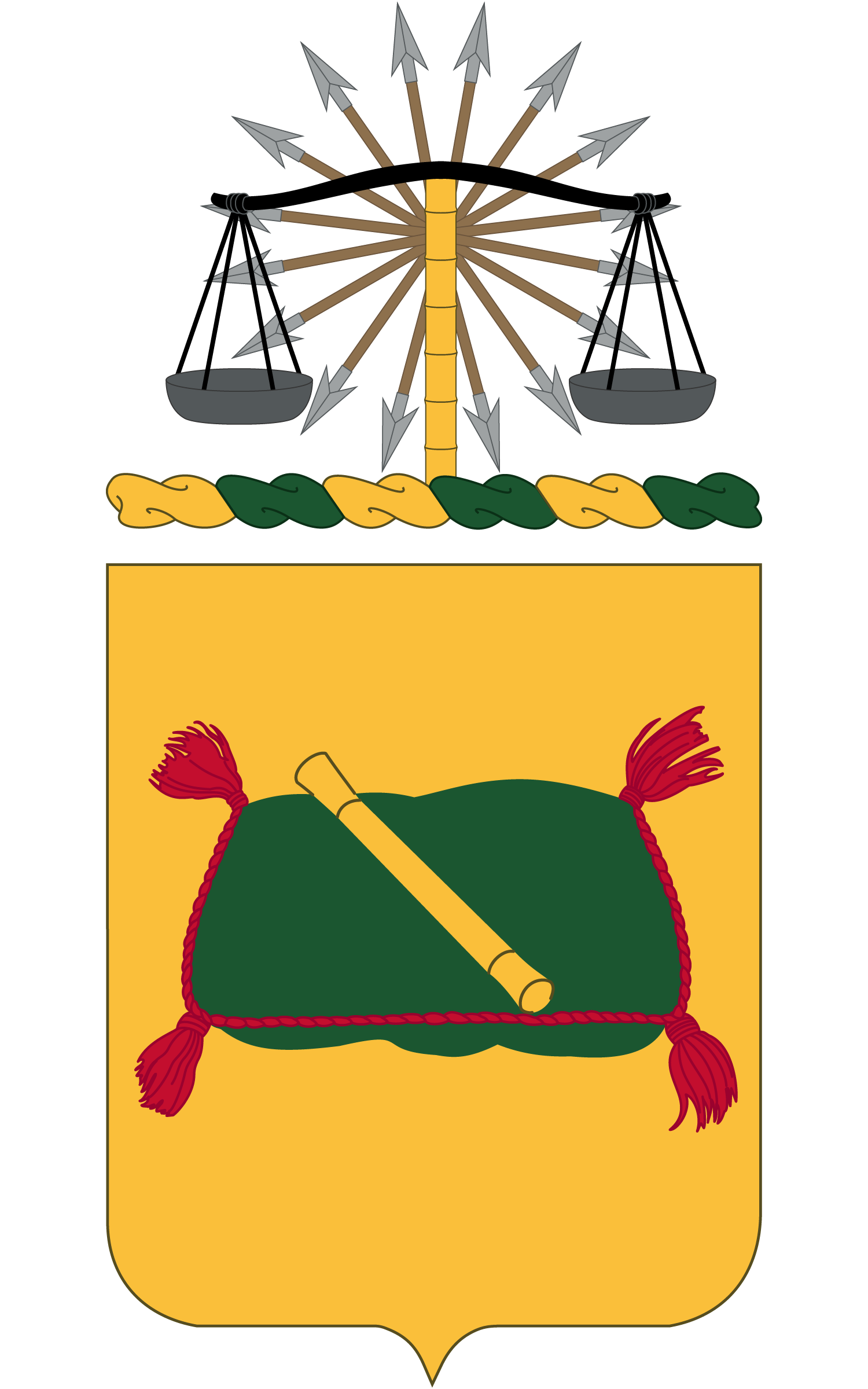 716TH MILITARY POLICE BATTALION — Coat of arms