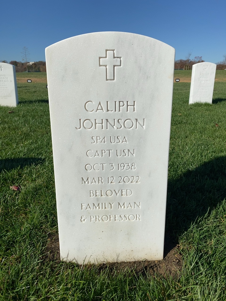 Headstone of Caliph Johnson