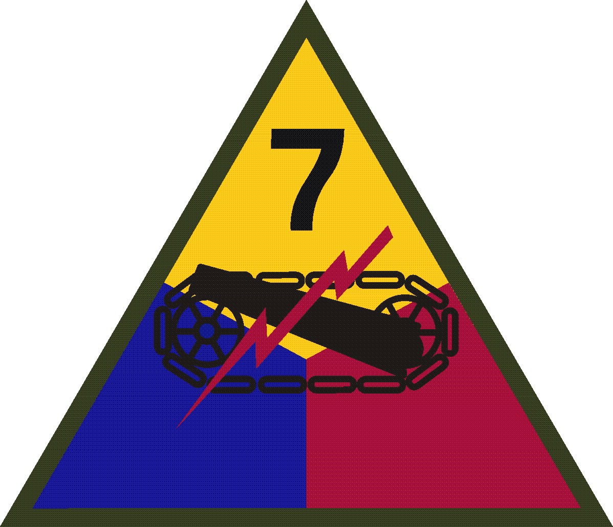7TH ARMORED DIVISION - Shoulder Sleeve Insignia