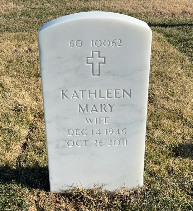 Headstone shared by 2 interments, including Raymond Thomas Barrett