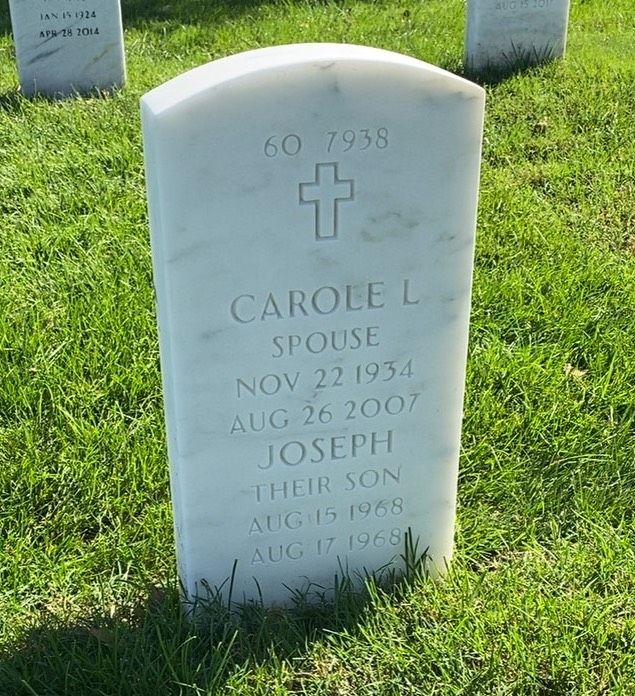 Headstone shared by 2 interments, including Joseph John Milkevitch